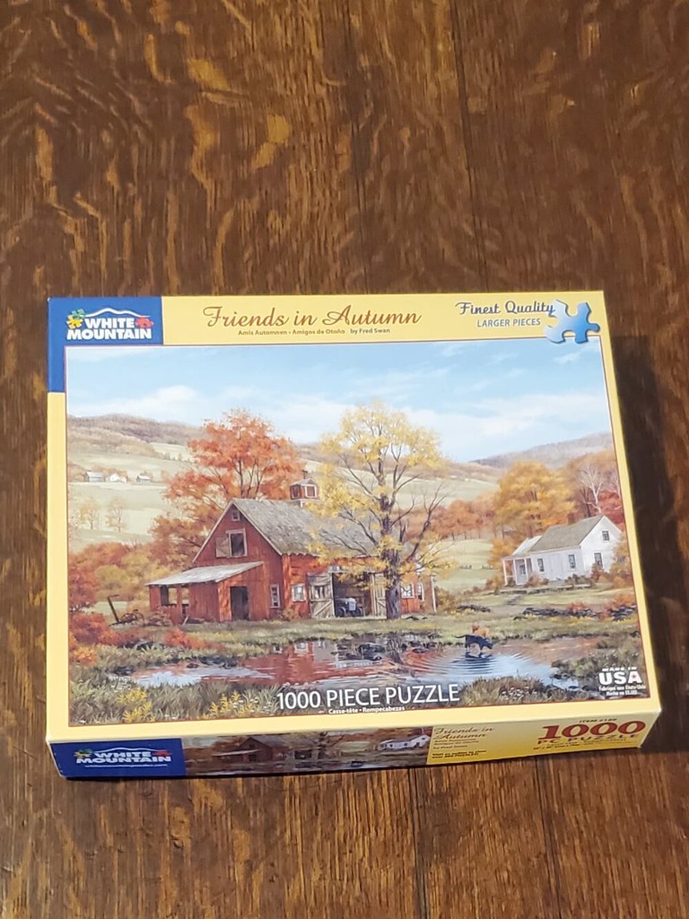 White Mountain 1,000 piece Puzzle "Friends in Autumn"
